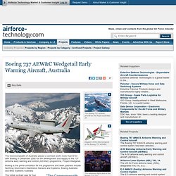 Boeing 737 AEW&C Wedgetail Early Warning Aircraft