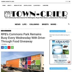 RPB’s Commons Park Remains Busy Every Wednesday With Drive-Through Food Giveaway