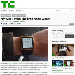 My Week With The iPod Nano Watch