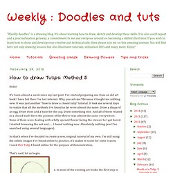 weekly doodles-sketching drawing learning original art tutorials how to draw sketch art for beginners שיעורי איור למתחילים שיעורי ציור אונליין ללמוד לצייר מציירים פרחים