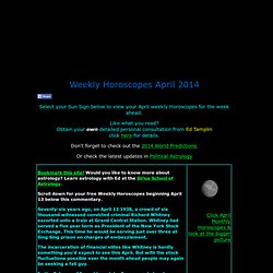 February Horoscopes 2012 February weekly Sun signs - Ed Tamplin