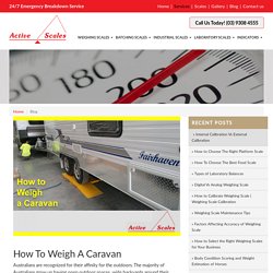 How To Weigh A Caravan