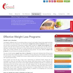 Dieting is not starving, know more at Weight Loss Clinic in Mumbai