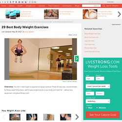 20 Best Body Weight Exercises Slideshow
