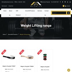 Get Best Weight lifting belts in Australia