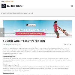 Tips to Lose Weight for Men