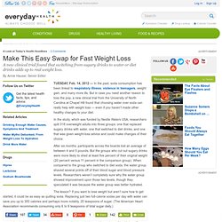Make This Easy Swap for Fast Weight Loss - Diet and Nutrition Center