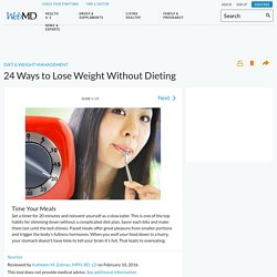 Slimming Slideshow: 24 Ways to Lose Weight Without Dieting