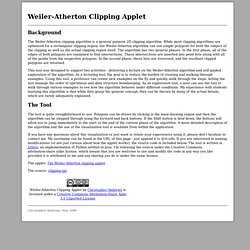 Weiler-Atherton Clipping Applet