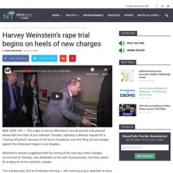 Harvey Weinstein’s rape trial begins on heels of new charges