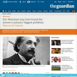 Eric Weinstein may have found the answer to physics' biggest problems