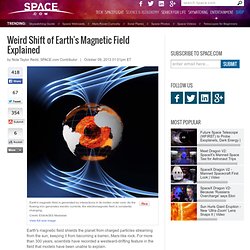 Weird Shift of Earth's Magnetic Field Explained