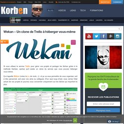 Wekan – Un clone de Trello à héberger vous-même «