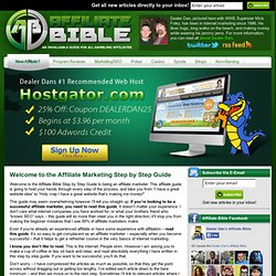 Welcome to the Affiliate Marketing Step by Step Guide