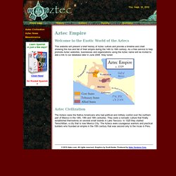Welcome to the Aztec Civilization Website