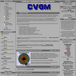 Welcome - CVGM.net Computer & Video Game Music