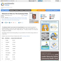 Welcome to Web 3.0, The Contextual Web