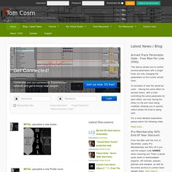 Welcome to The Tom Cosm Ableton Community