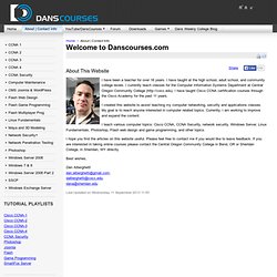 Welcome to Danscourses.com
