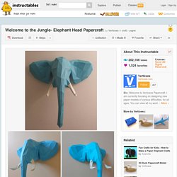 Welcome to the Jungle- Elephant Head Papercraft