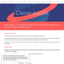 Welcome to the future - Classe puzzle