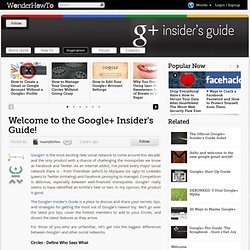 Google+ Insider's Guide