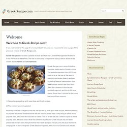 Ancient Greek recipes - Ancient greek food