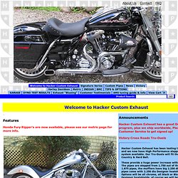 Welcome to Hacker Custom Exhaust at Other exhaust