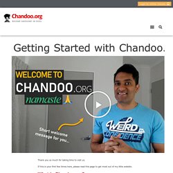 Welcome to Chandoo.org - A short introduction to our site » Chandoo.org - Learn Excel, Power BI & Charting Online