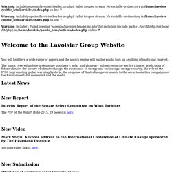 Welcome to the Lavoisier Group Website