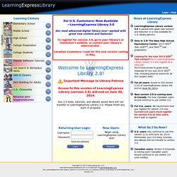 Welcome to LearningExpress Library!