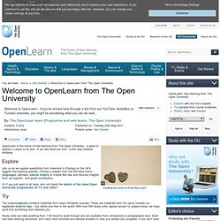 Welcome to OpenLearn from The Open University