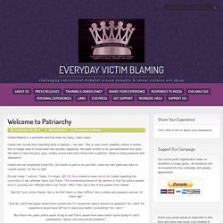 Everyday Victim Blaming