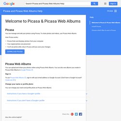 New features in Picasa 3.9 - Picasa and Picasa Web Albums Help