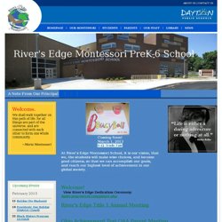 Welcome to River's Edge Montessori!