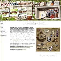 Welcome to Scrapbook-Elements.Com