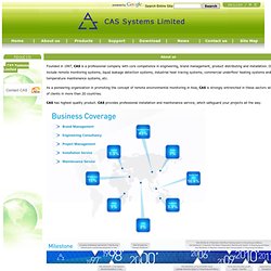 Welcome to CAS Systems Limited - About us