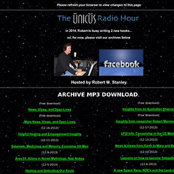 Welcome to The UNICUS Radio Hour