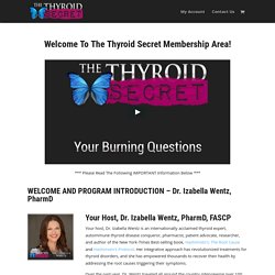 Welcome To The Thyroid Secret Membership Area! - The Thyroid Secret