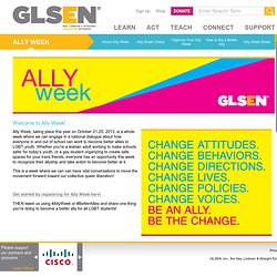 GLSEN allyweek.org