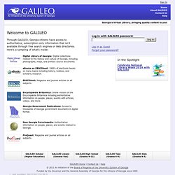 Welcome to GALILEO