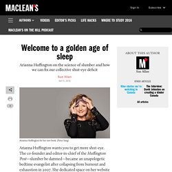 Welcome to a golden age of sleep