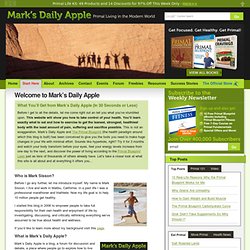 Welcome to Mark’s Daily Apple