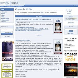 Welcome To My Site – Jerry D Young