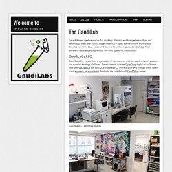Welcome to » The GaudiLab