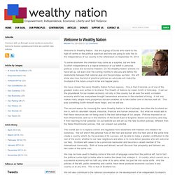 Welcome to Wealthy Nation : Wealthy Nation