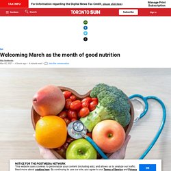 Welcoming March as the month of good nutrition