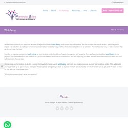 Well-Being - Maninder Kaur