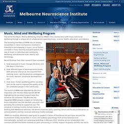 Melbourne Neuroscience Institute