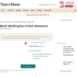 Beef Wellington Fried Wontons Recipe: How to Make It